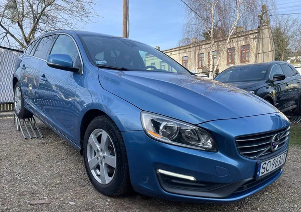 śląskie Volvo V60 cena 35800 przebieg: 239500, rok produkcji 2013 z Ziębice